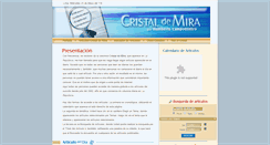 Desktop Screenshot of cristaldemira.com