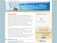 Tablet Screenshot of cristaldemira.com